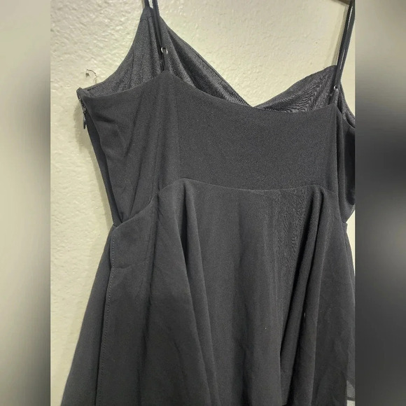 Lulu's Regal Moment Black Sleeveless Ruffled Tiered Maxi Dress Wedding Party - Picture 10 of 10